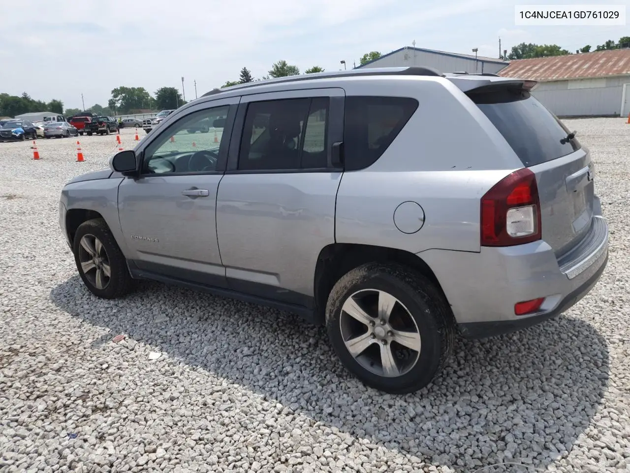 2016 Jeep Compass Latitude VIN: 1C4NJCEA1GD761029 Lot: 64886485