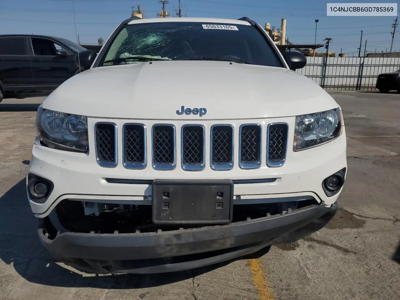 2016 Jeep Compass Sport VIN: 1C4NJCBB6GD785369 Lot: 65033165