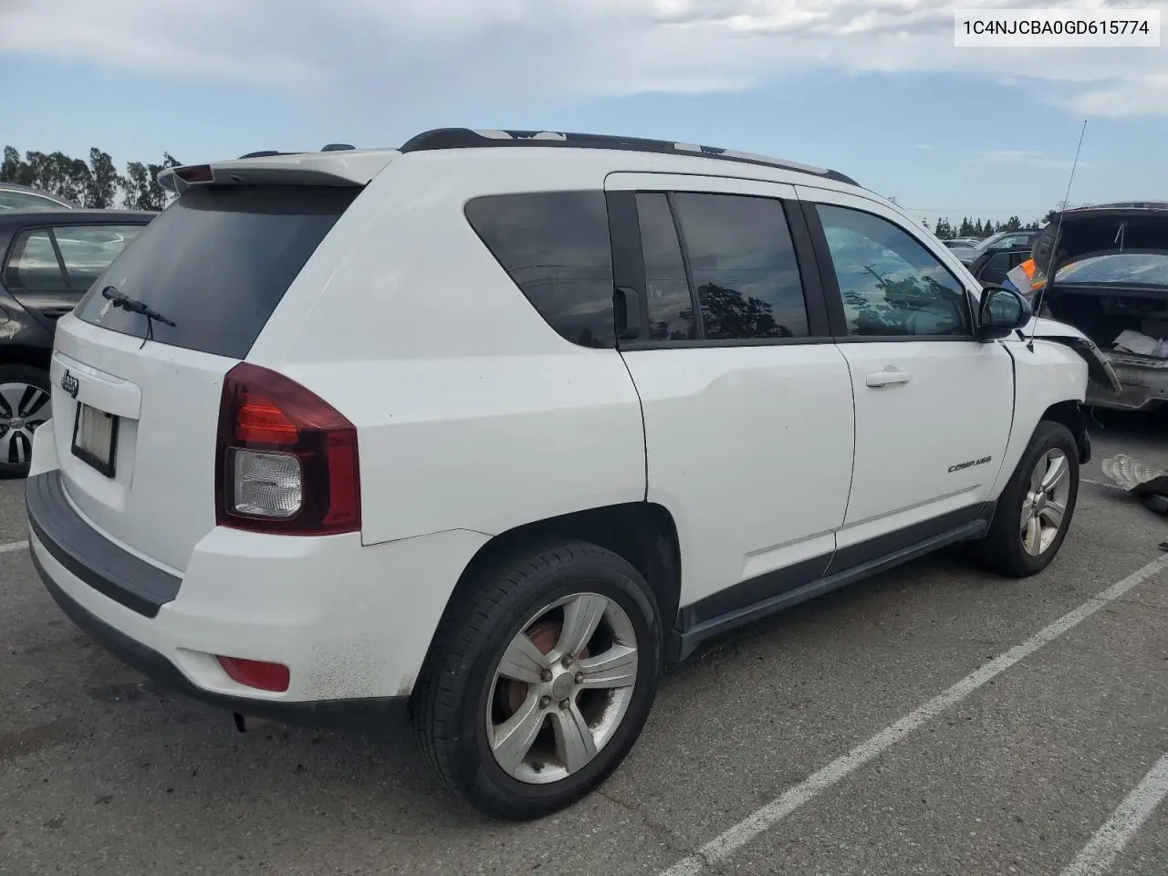 2016 Jeep Compass Sport VIN: 1C4NJCBA0GD615774 Lot: 65281965