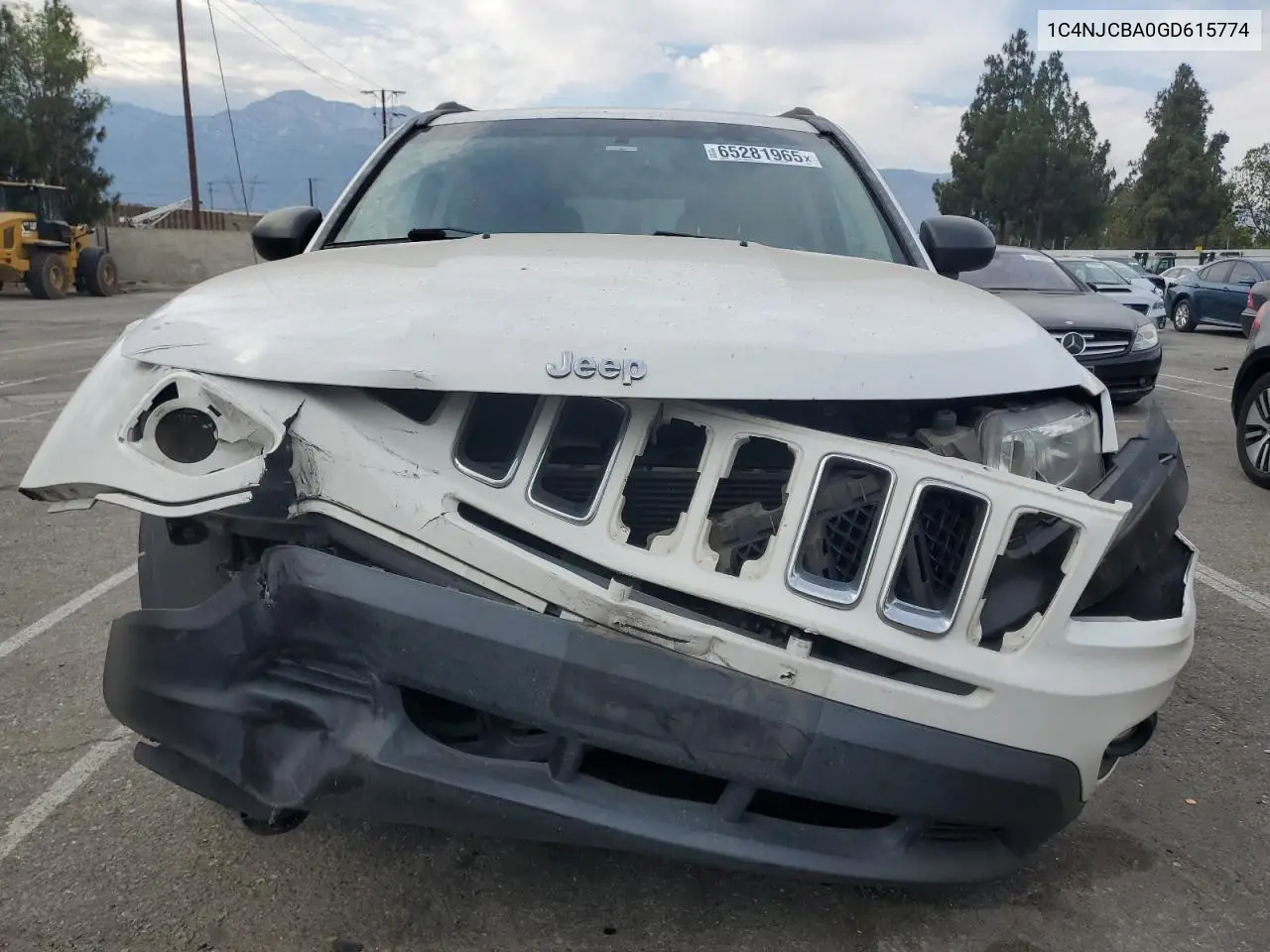 2016 Jeep Compass Sport VIN: 1C4NJCBA0GD615774 Lot: 65281965
