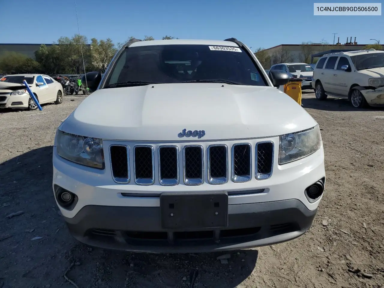 2016 Jeep Compass Sport VIN: 1C4NJCBB9GD506500 Lot: 66303535
