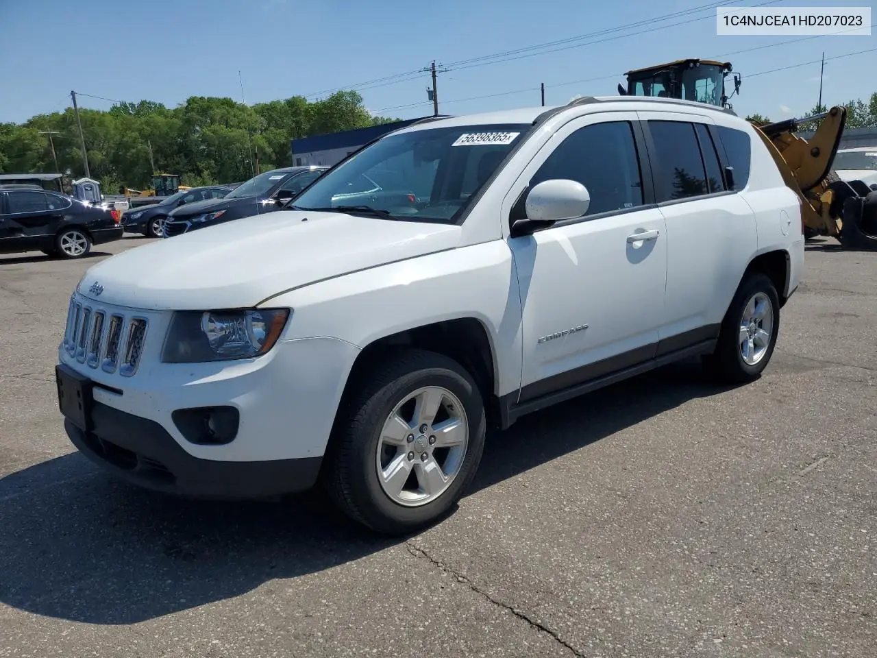 2017 Jeep Compass Latitude VIN: 1C4NJCEA1HD207023 Lot: 56398365