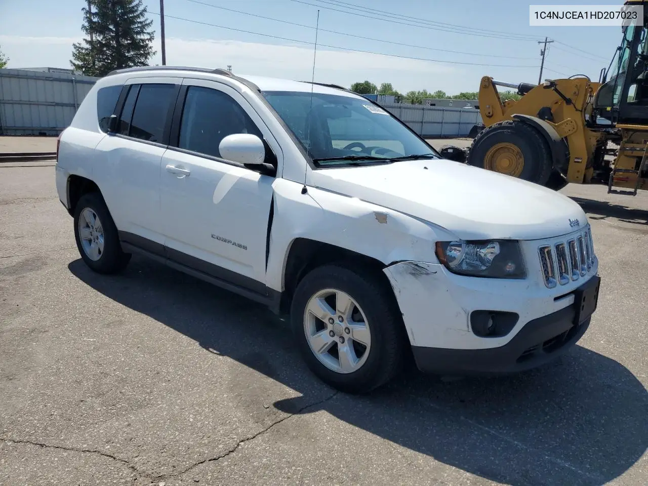 2017 Jeep Compass Latitude VIN: 1C4NJCEA1HD207023 Lot: 56398365