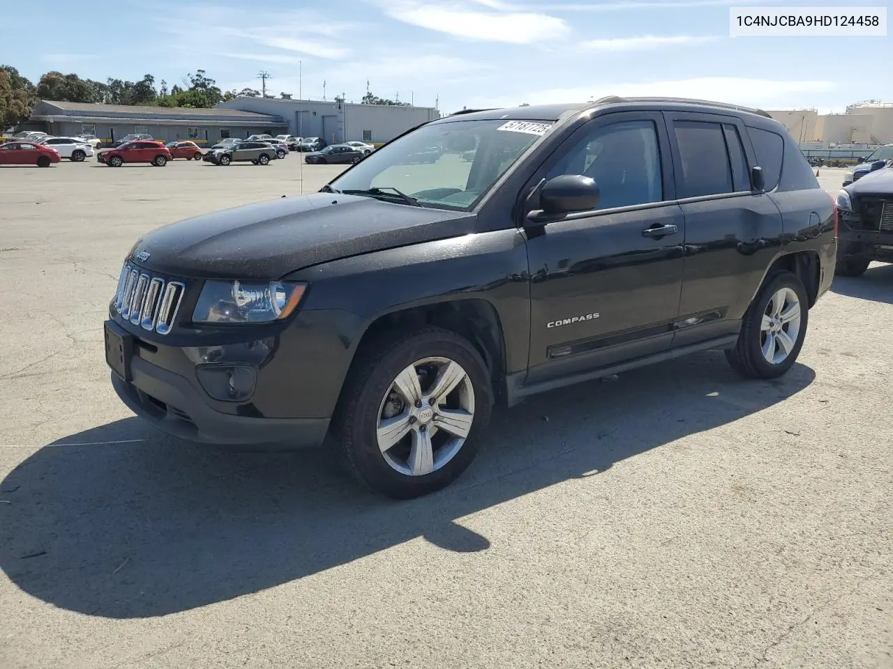 2017 Jeep Compass Sport VIN: 1C4NJCBA9HD124458 Lot: 57187725