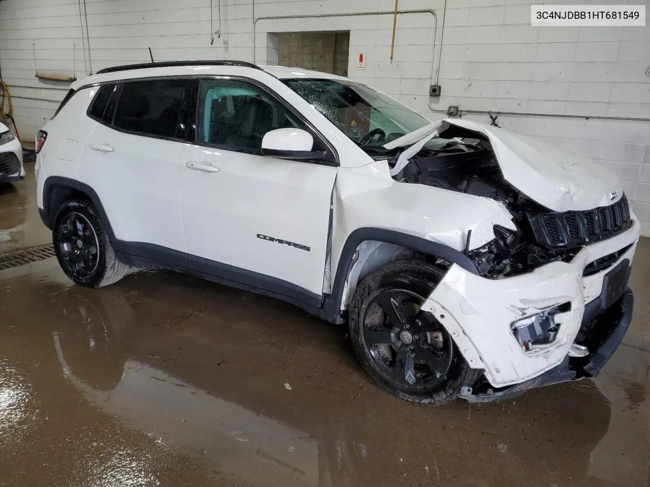 2017 Jeep Compass Latitude VIN: 3C4NJDBB1HT681549 Lot: 57326405