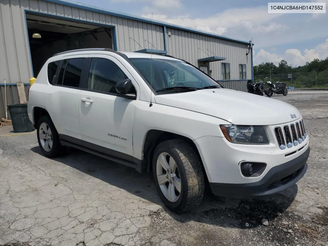 2017 Jeep Compass Sport VIN: 1C4NJCBA6HD147552 Lot: 62153255