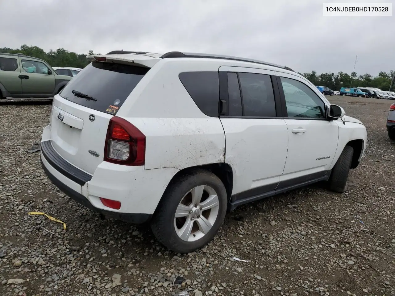 2017 Jeep Compass Latitude VIN: 1C4NJDEB0HD170528 Lot: 63755475