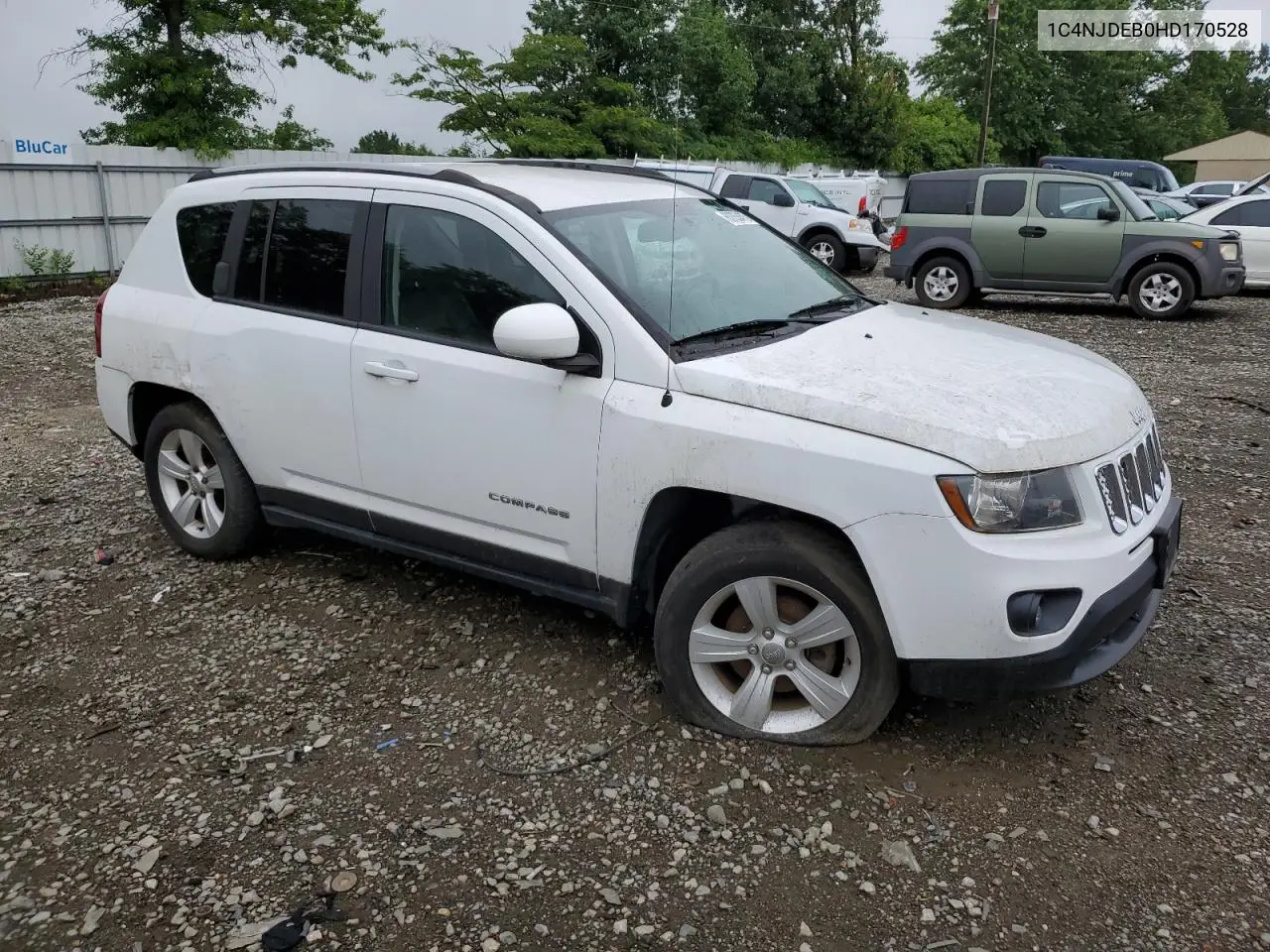2017 Jeep Compass Latitude VIN: 1C4NJDEB0HD170528 Lot: 63755475