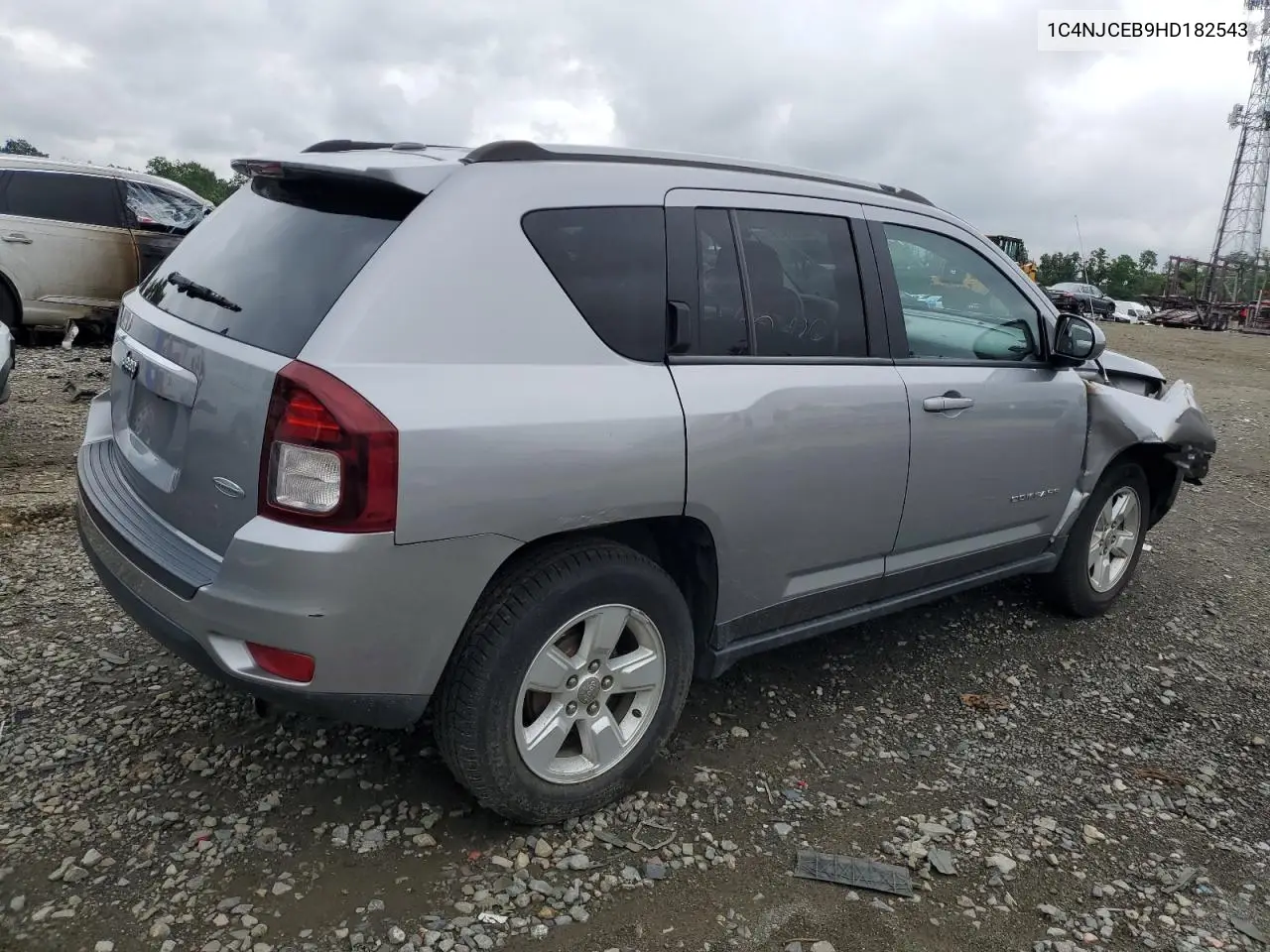 2017 Jeep Compass Latitude VIN: 1C4NJCEB9HD182543 Lot: 64002925