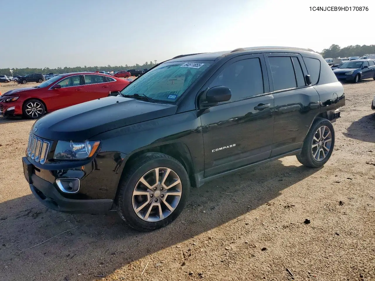 2017 Jeep Compass Latitude VIN: 1C4NJCEB9HD170876 Lot: 64511855