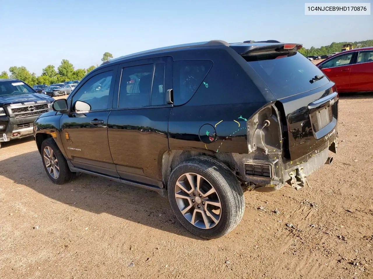 2017 Jeep Compass Latitude VIN: 1C4NJCEB9HD170876 Lot: 64511855