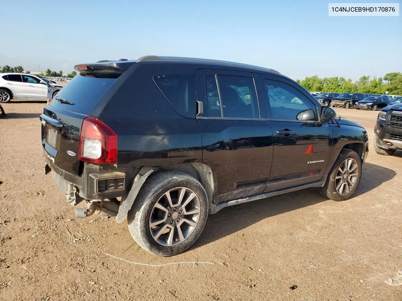 2017 Jeep Compass Latitude VIN: 1C4NJCEB9HD170876 Lot: 64511855