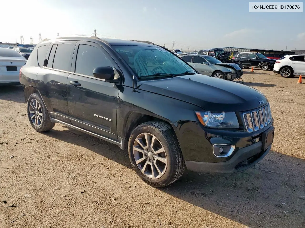 2017 Jeep Compass Latitude VIN: 1C4NJCEB9HD170876 Lot: 64511855