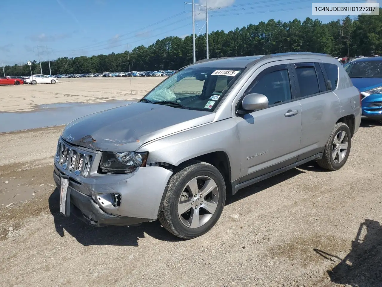 2017 Jeep Compass Latitude VIN: 1C4NJDEB9HD127287 Lot: 64748325