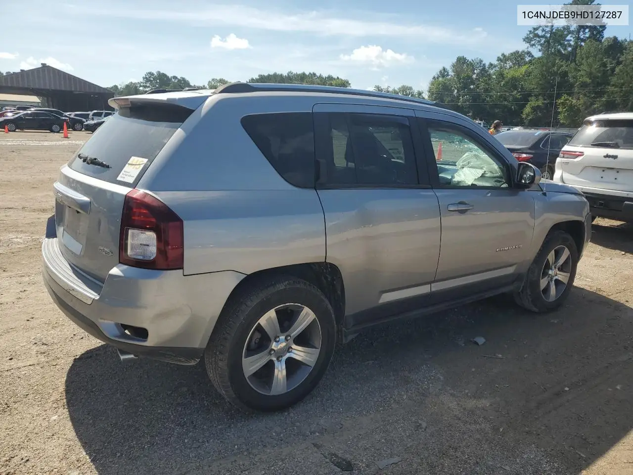 2017 Jeep Compass Latitude VIN: 1C4NJDEB9HD127287 Lot: 64748325