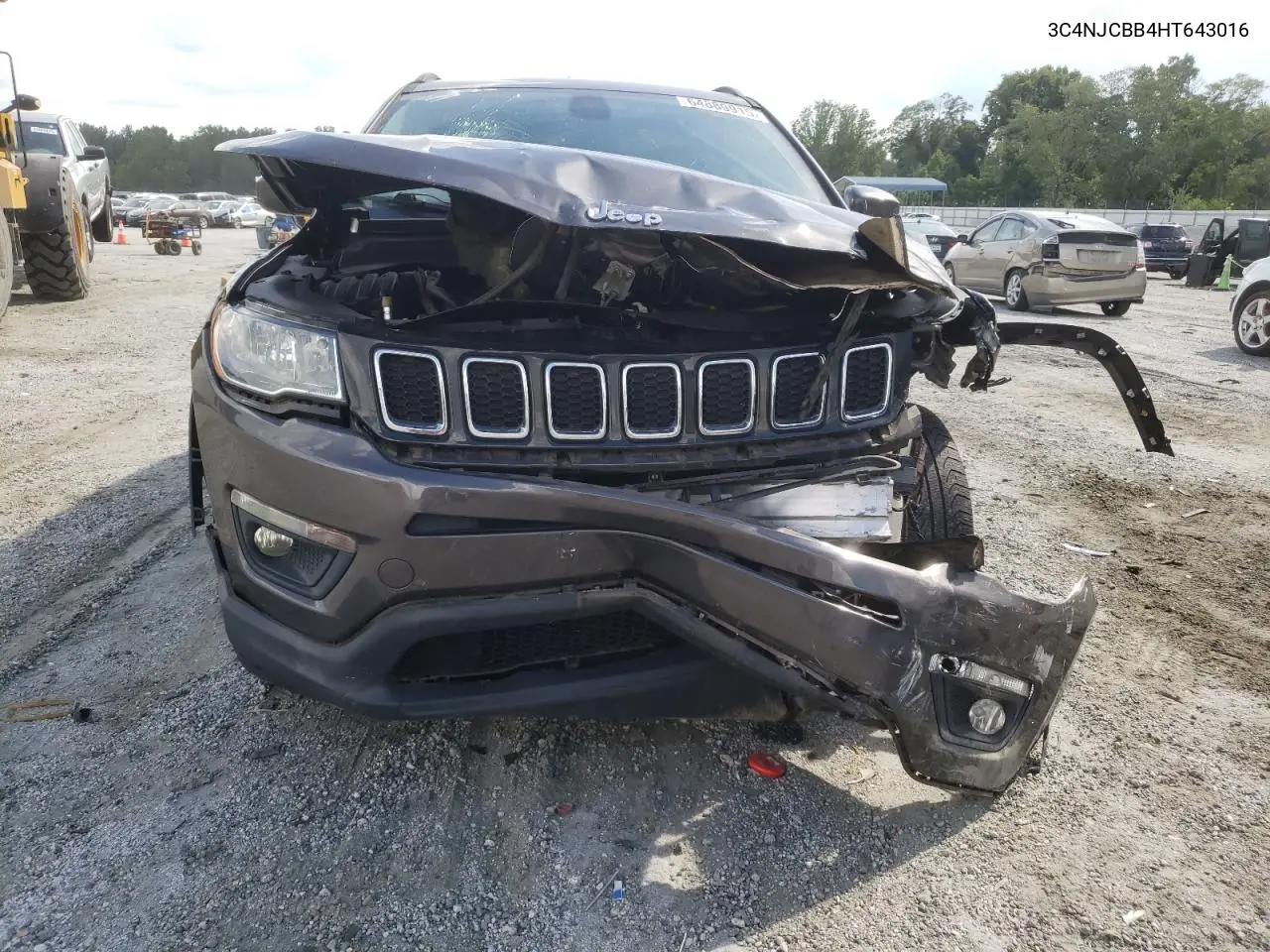 2017 Jeep Compass Latitude VIN: 3C4NJCBB4HT643016 Lot: 64889915