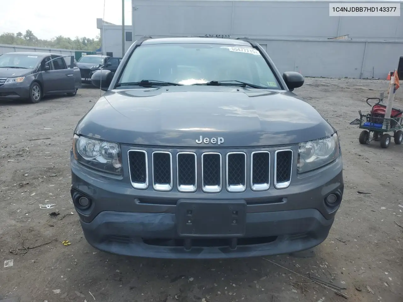 2017 Jeep Compass Sport VIN: 1C4NJDBB7HD143377 Lot: 65477715