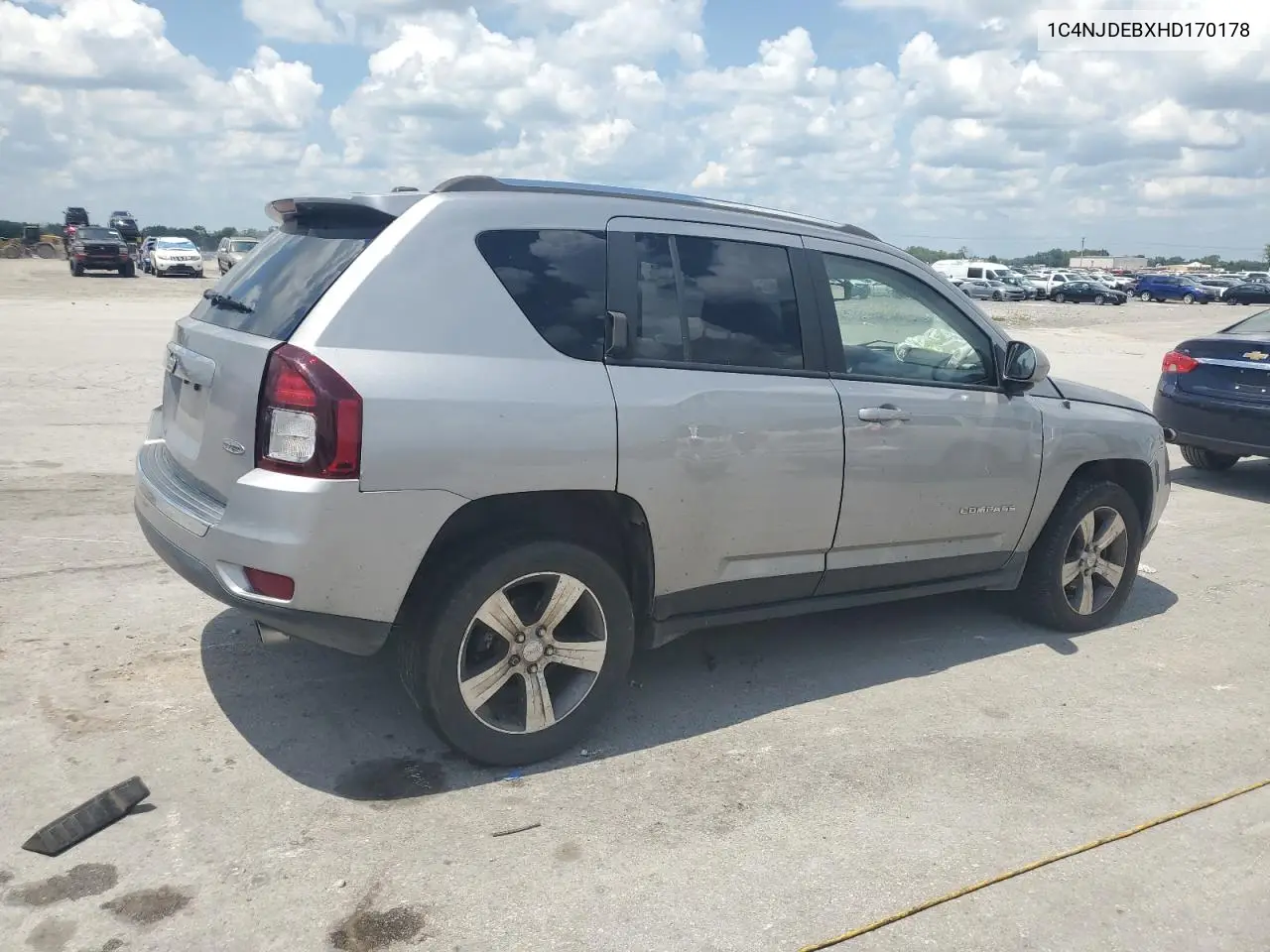 2017 Jeep Compass Latitude VIN: 1C4NJDEBXHD170178 Lot: 66174915