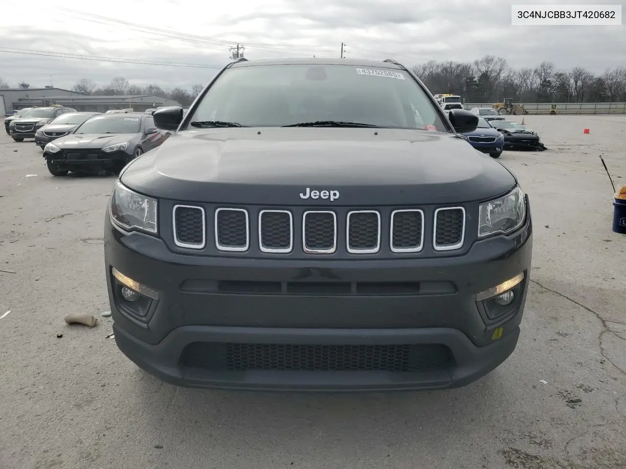 2018 Jeep Compass Latitude VIN: 3C4NJCBB3JT420682 Lot: 43752585