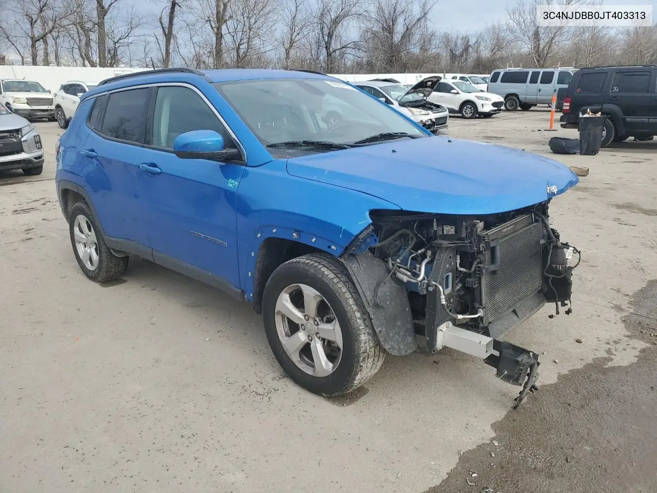 2018 Jeep Compass Latitude VIN: 3C4NJDBB0JT403313 Lot: 46607875