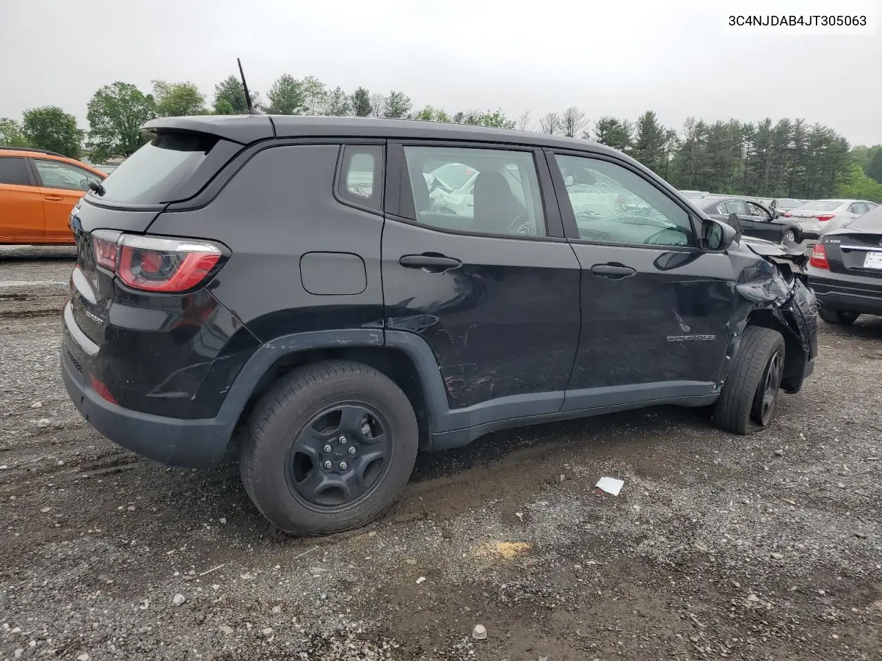 2018 Jeep Compass Sport VIN: 3C4NJDAB4JT305063 Lot: 56683175