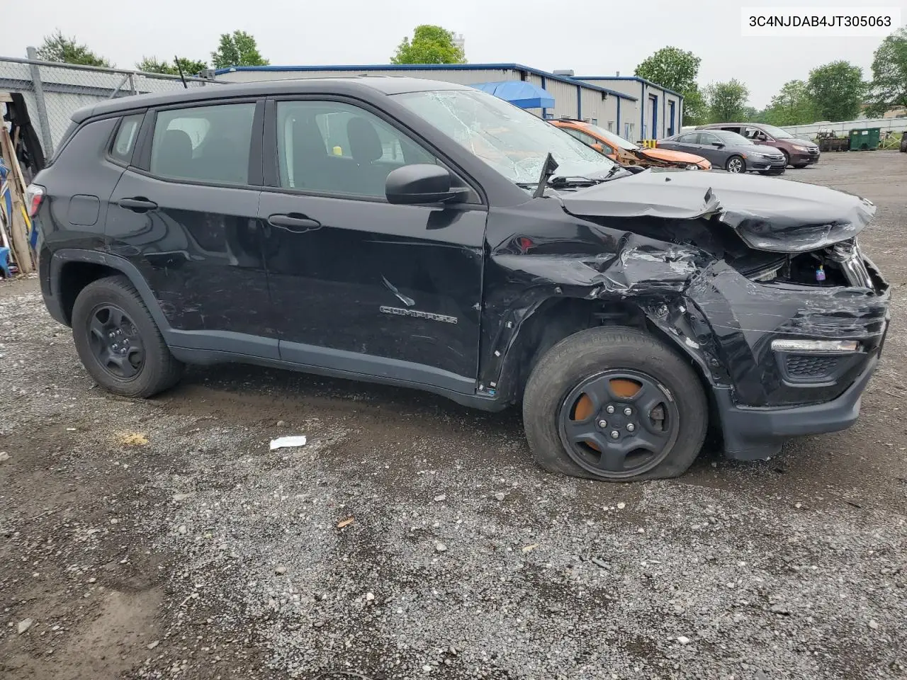2018 Jeep Compass Sport VIN: 3C4NJDAB4JT305063 Lot: 56683175