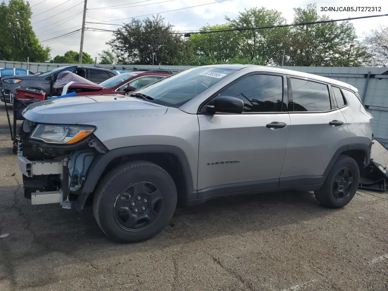 2018 Jeep Compass Sport VIN: 3C4NJCAB5JT272312 Lot: 56700395