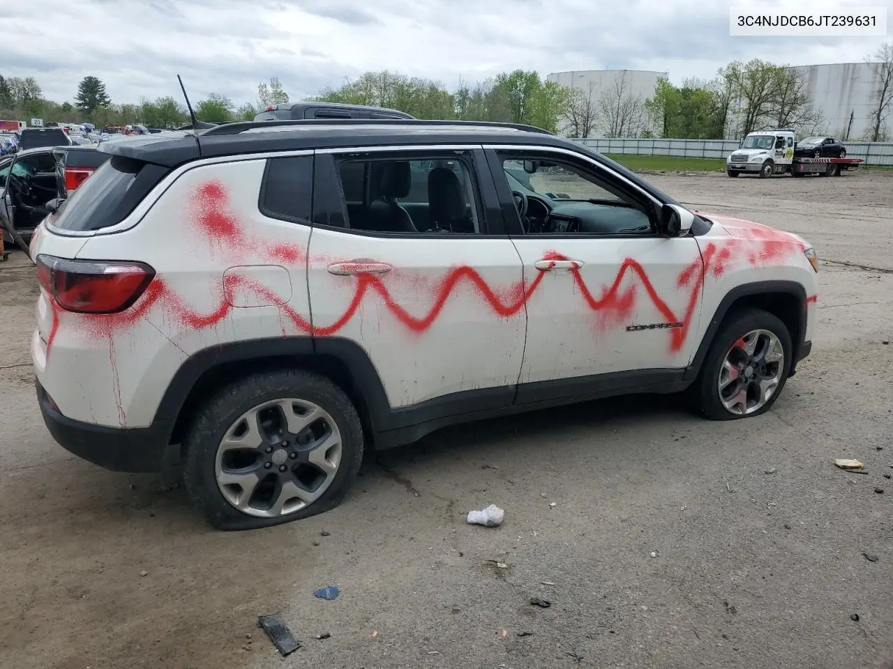2018 Jeep Compass Limited VIN: 3C4NJDCB6JT239631 Lot: 56831705