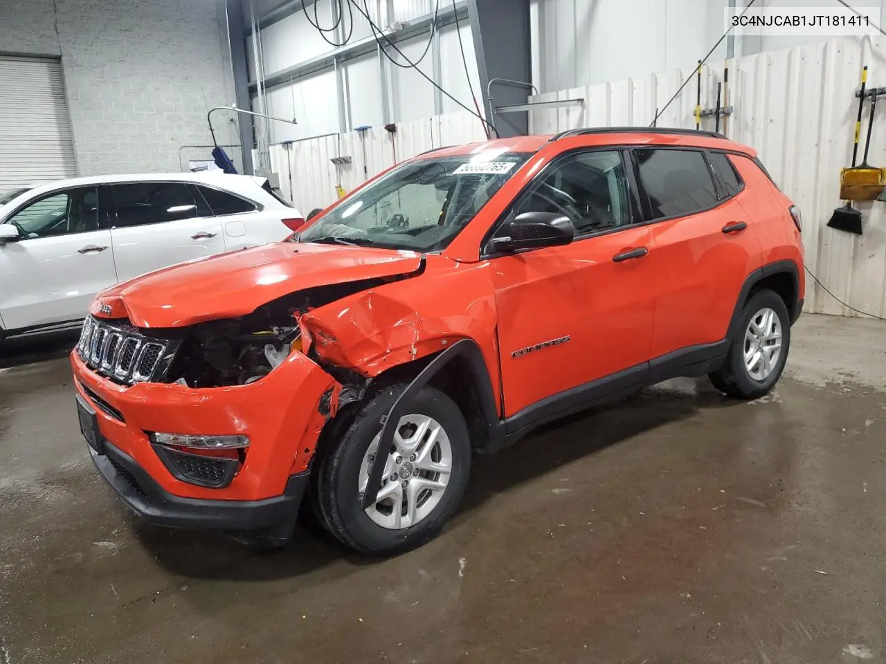 2018 Jeep Compass Sport VIN: 3C4NJCAB1JT181411 Lot: 56892765