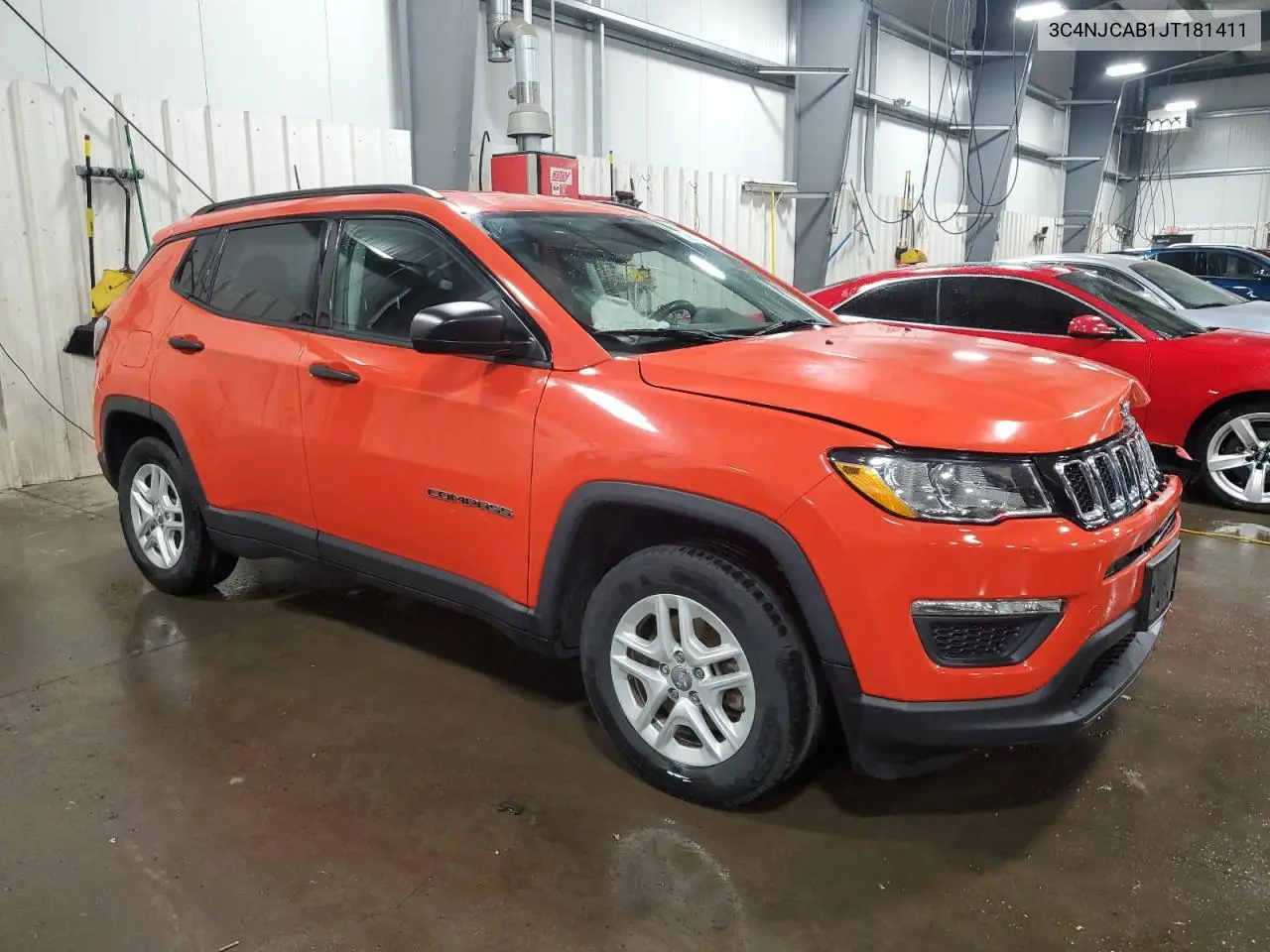 2018 Jeep Compass Sport VIN: 3C4NJCAB1JT181411 Lot: 56892765
