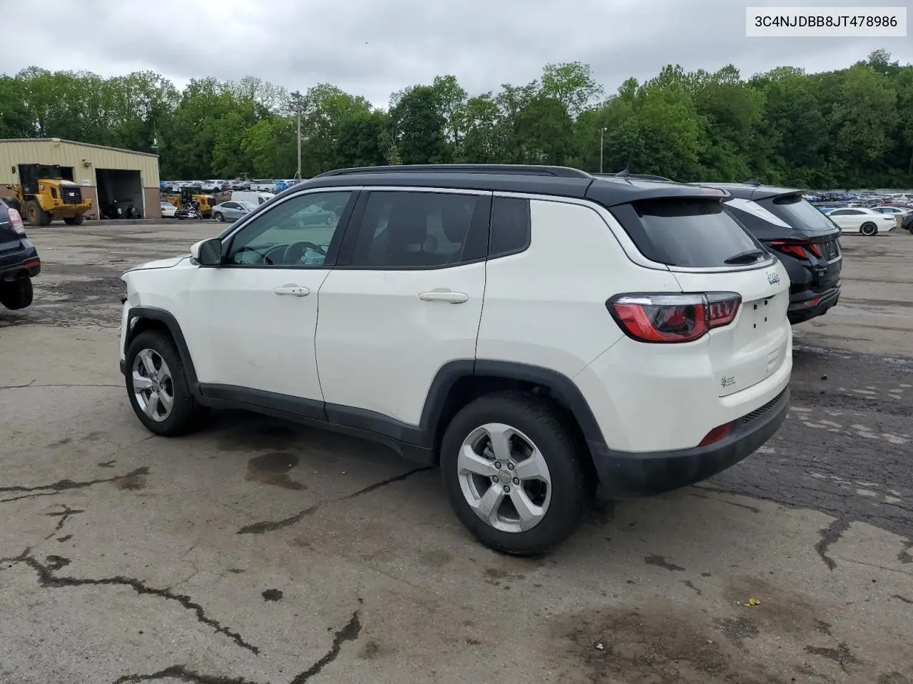2018 Jeep Compass Latitude VIN: 3C4NJDBB8JT478986 Lot: 58768035