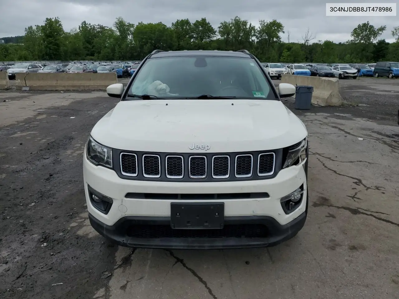 2018 Jeep Compass Latitude VIN: 3C4NJDBB8JT478986 Lot: 58768035
