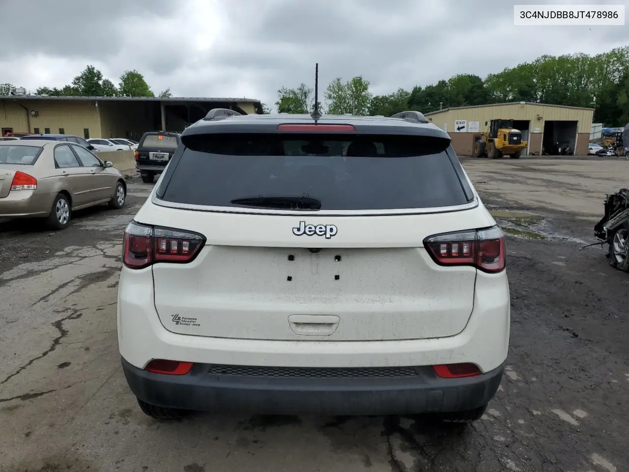 2018 Jeep Compass Latitude VIN: 3C4NJDBB8JT478986 Lot: 58768035