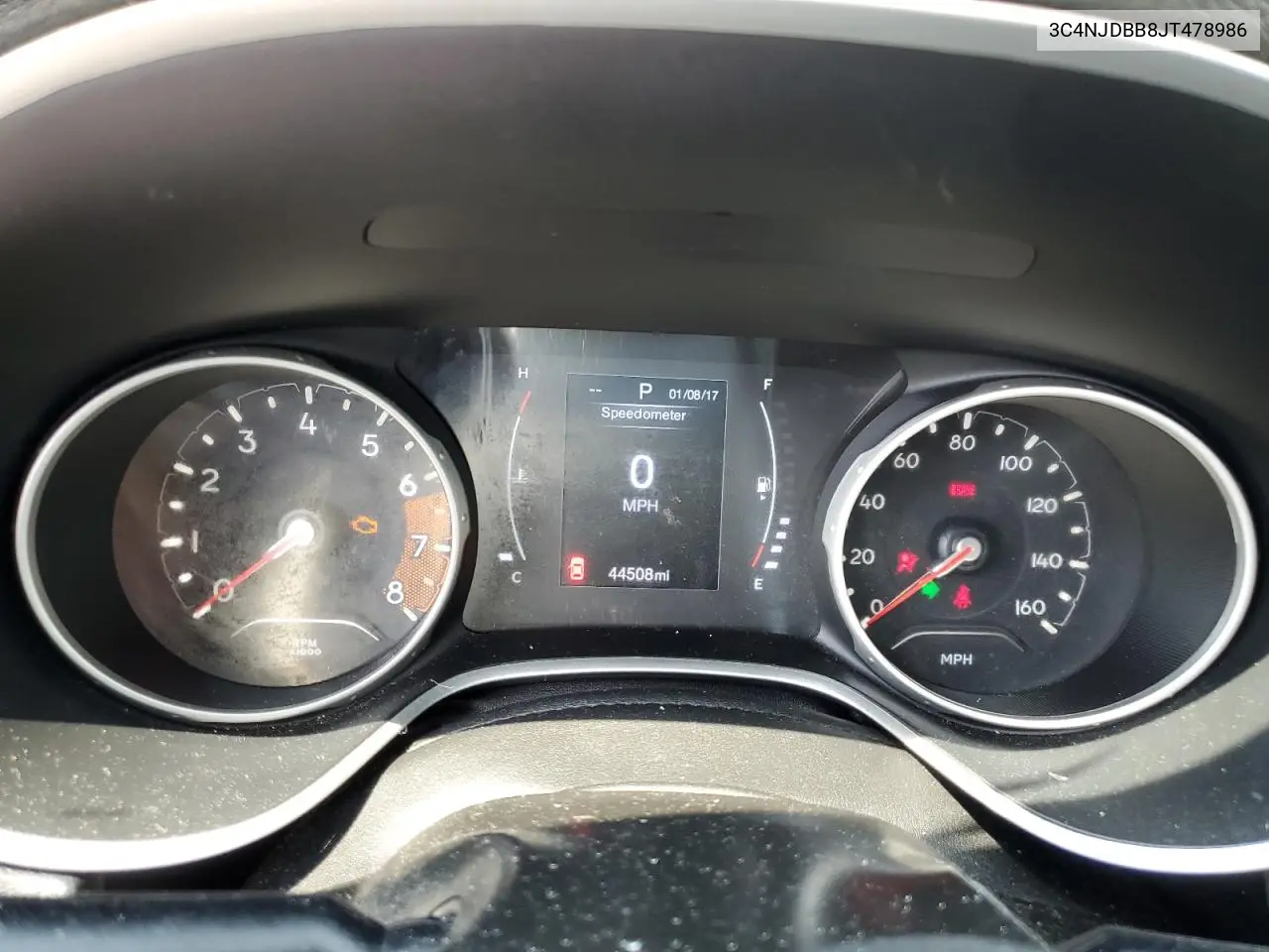 2018 Jeep Compass Latitude VIN: 3C4NJDBB8JT478986 Lot: 58768035
