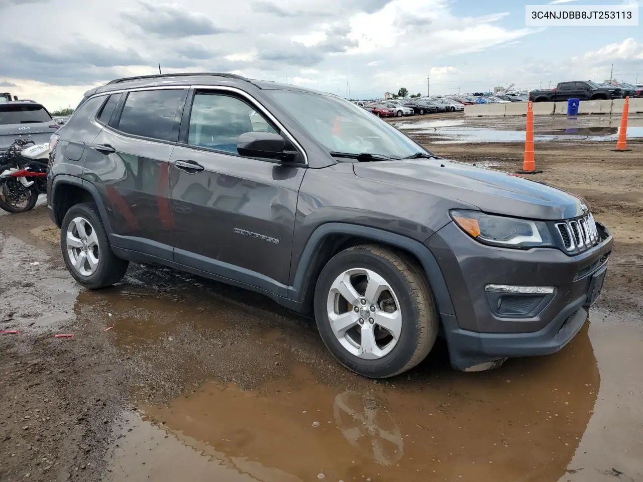 2018 Jeep Compass Latitude VIN: 3C4NJDBB8JT253113 Lot: 59059225