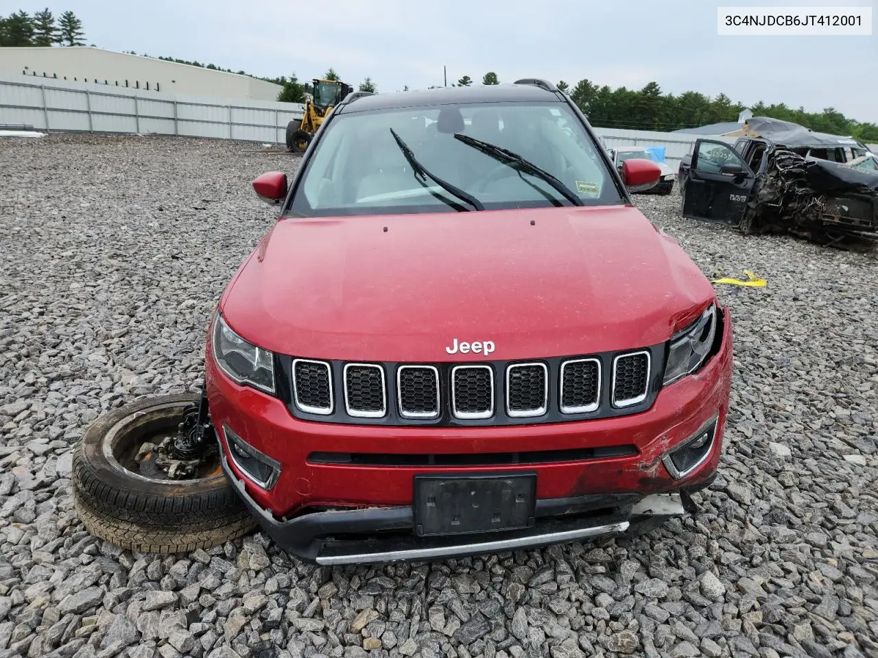 2018 Jeep Compass Limited VIN: 3C4NJDCB6JT412001 Lot: 60876665