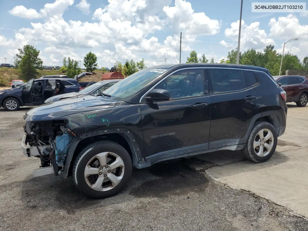 2018 Jeep Compass Latitude VIN: 3C4NJDBB2JT103210 Lot: 61544055