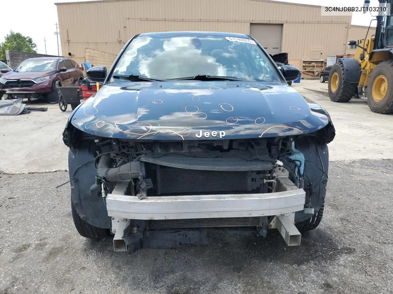 2018 Jeep Compass Latitude VIN: 3C4NJDBB2JT103210 Lot: 61544055