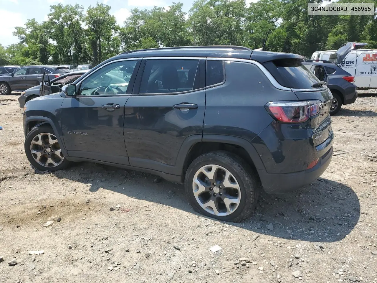 2018 Jeep Compass Limited VIN: 3C4NJDCBXJT456955 Lot: 62328655