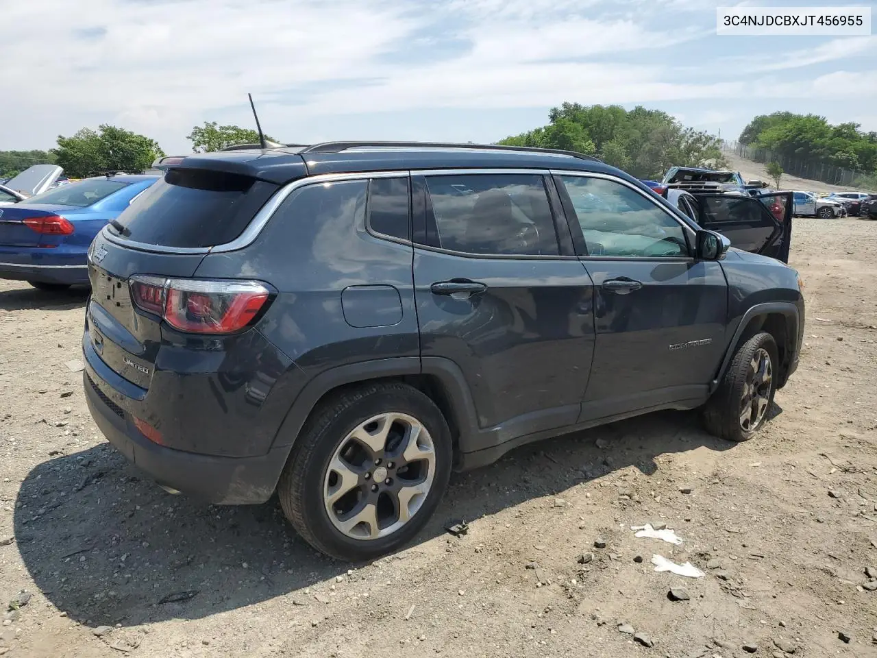 2018 Jeep Compass Limited VIN: 3C4NJDCBXJT456955 Lot: 62328655