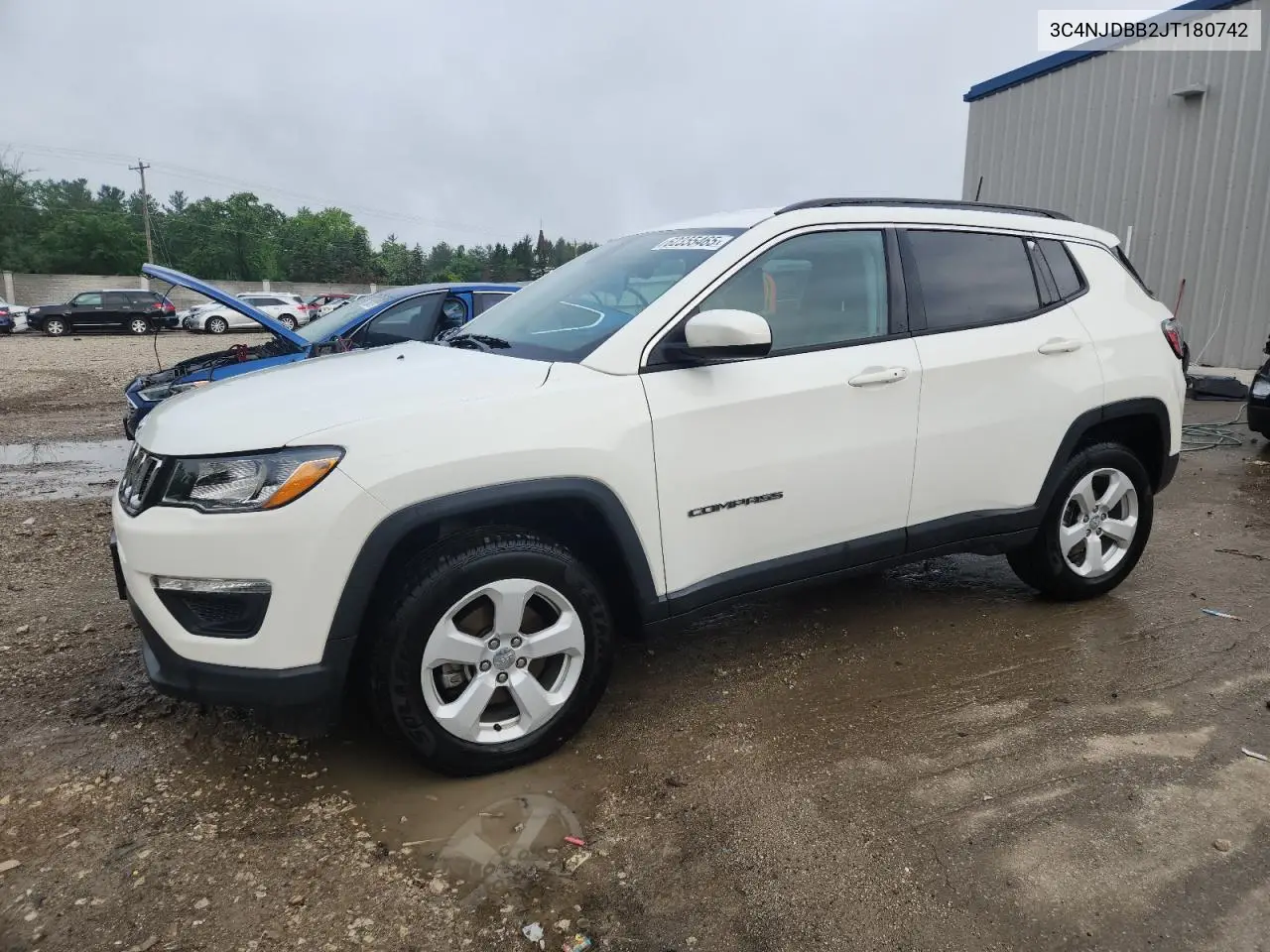 2018 Jeep Compass Latitude VIN: 3C4NJDBB2JT180742 Lot: 62355465
