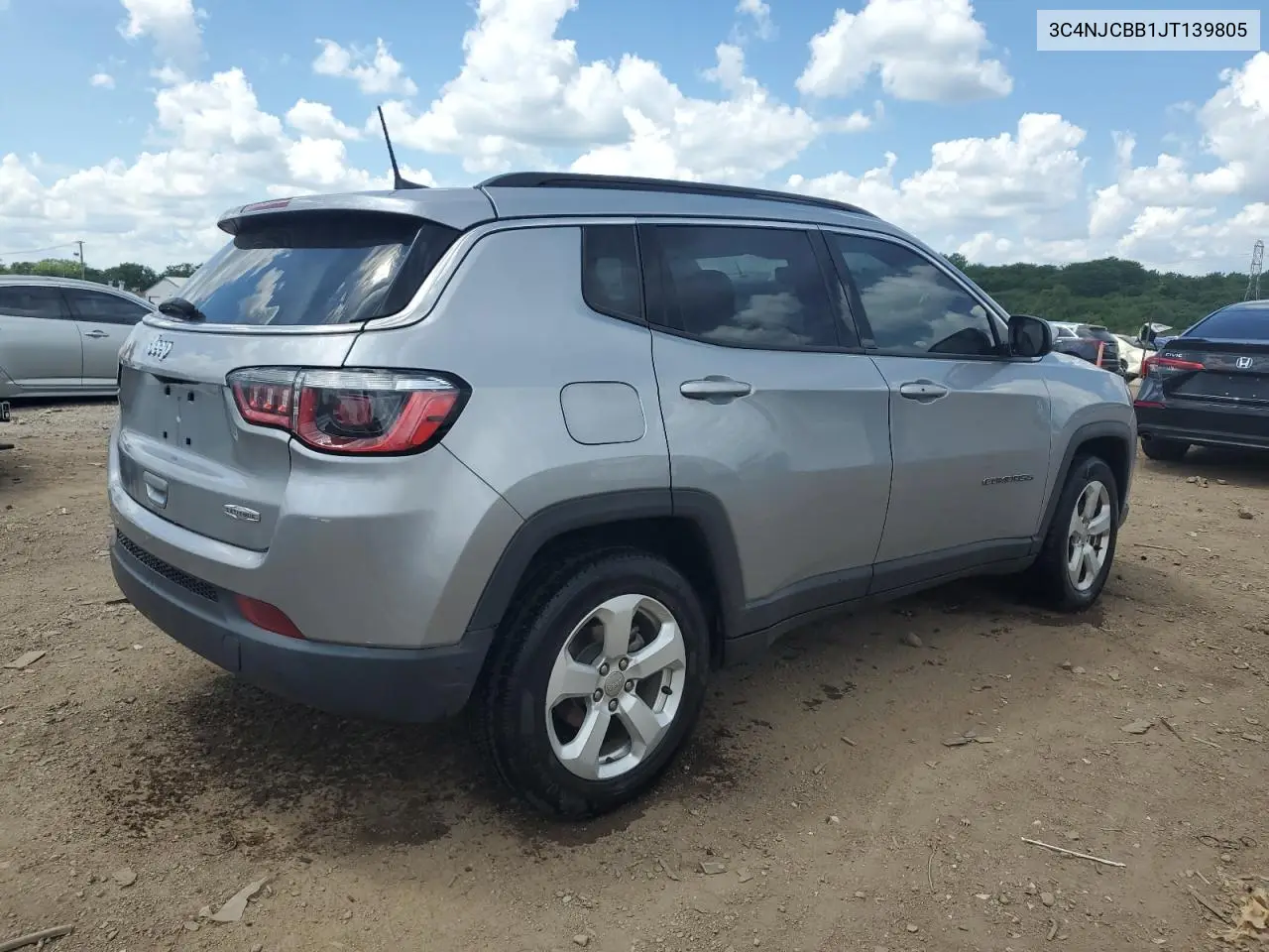 2018 Jeep Compass Latitude VIN: 3C4NJCBB1JT139805 Lot: 63072275