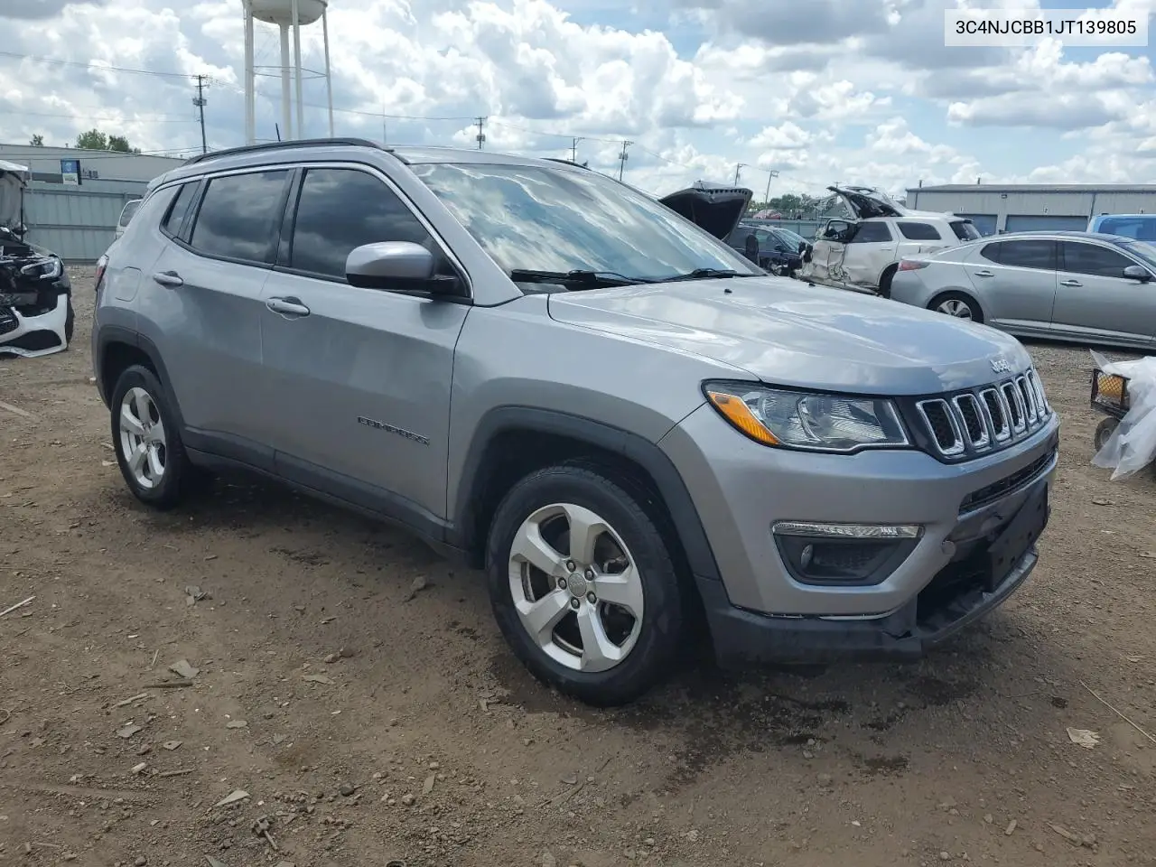 2018 Jeep Compass Latitude VIN: 3C4NJCBB1JT139805 Lot: 63072275