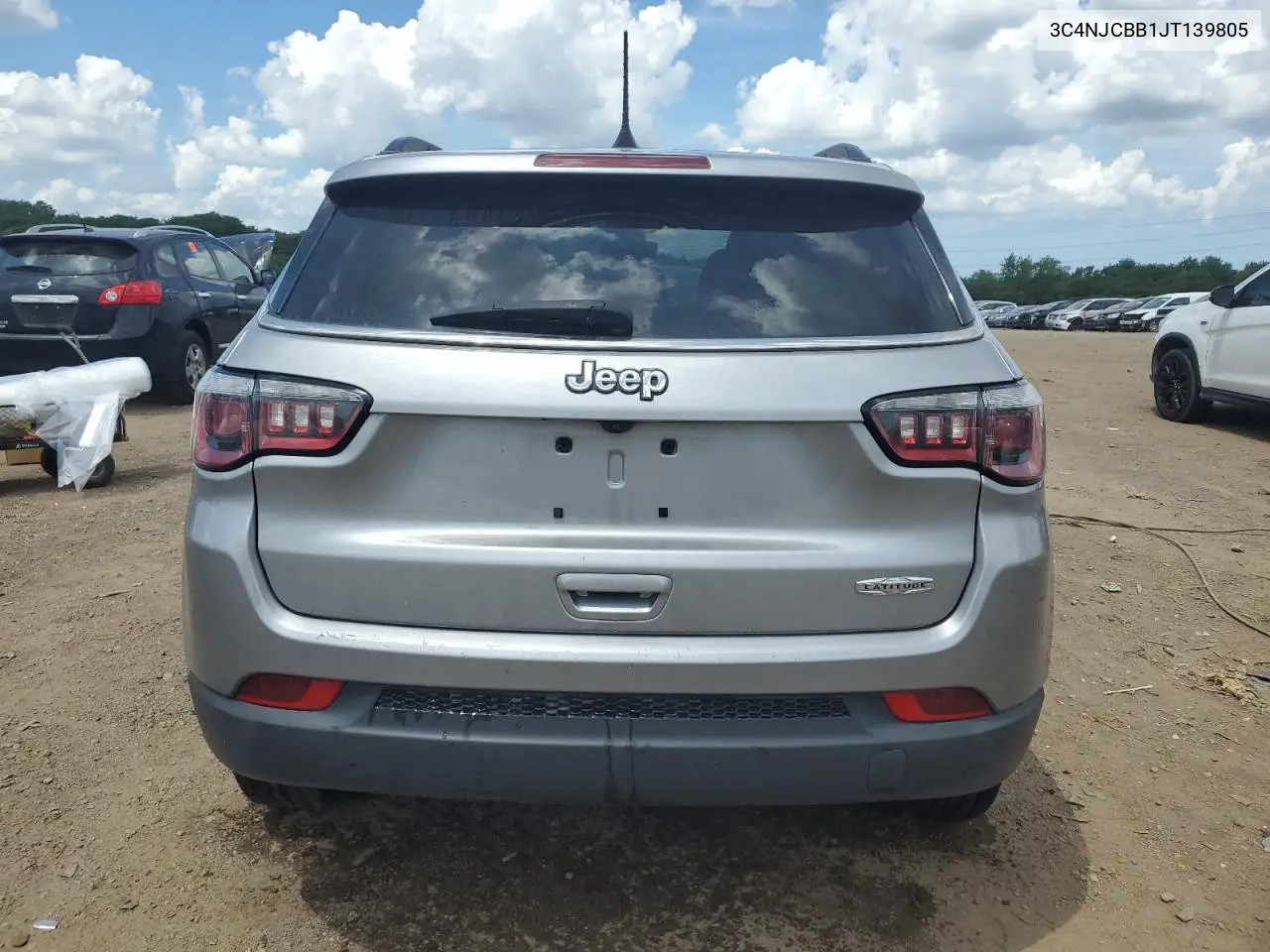 2018 Jeep Compass Latitude VIN: 3C4NJCBB1JT139805 Lot: 63072275
