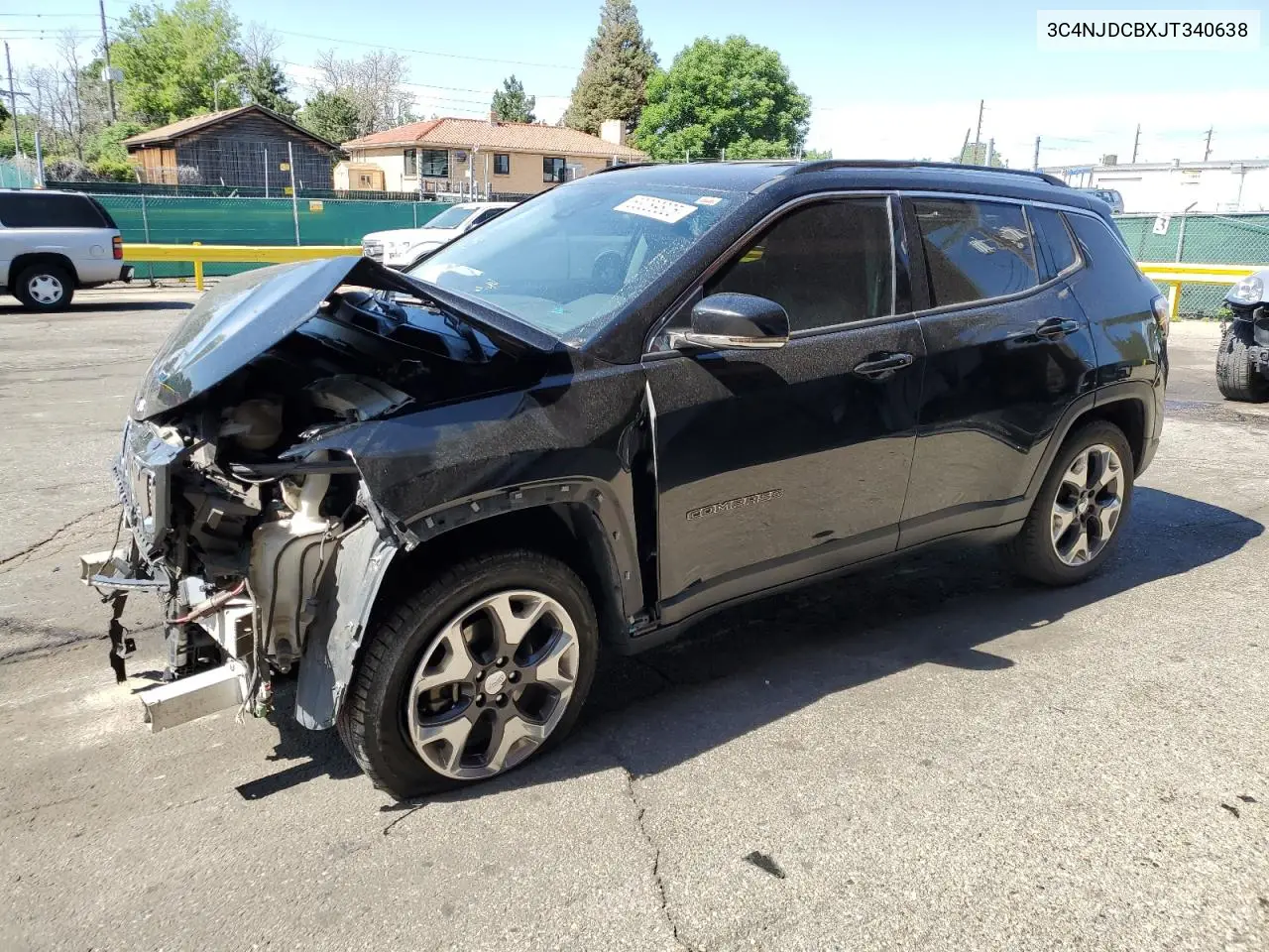 2018 Jeep Compass Limited VIN: 3C4NJDCBXJT340638 Lot: 63289805