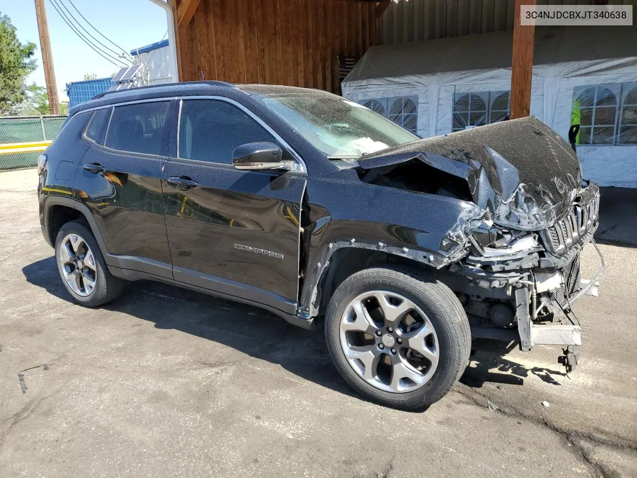2018 Jeep Compass Limited VIN: 3C4NJDCBXJT340638 Lot: 63289805