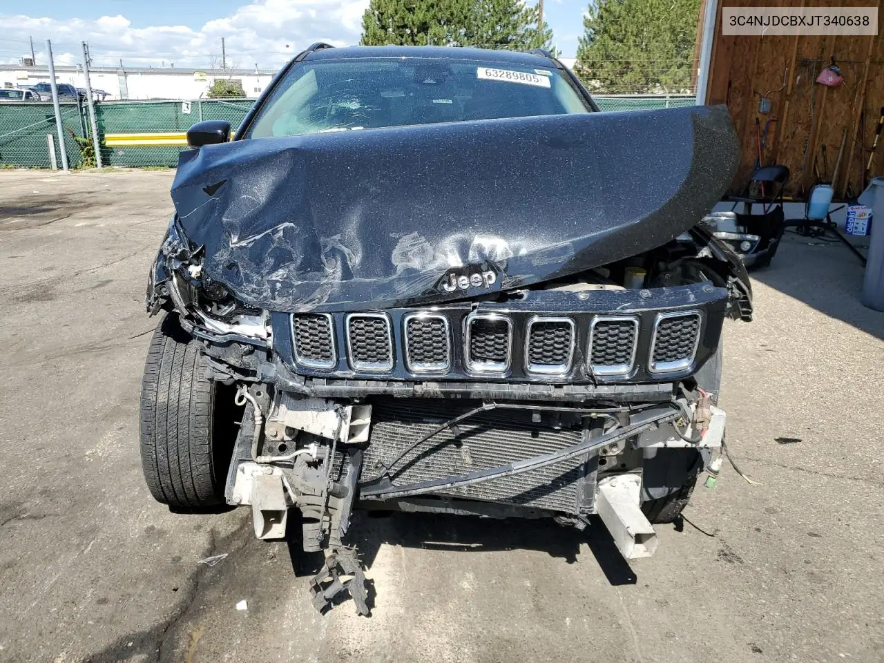 2018 Jeep Compass Limited VIN: 3C4NJDCBXJT340638 Lot: 63289805