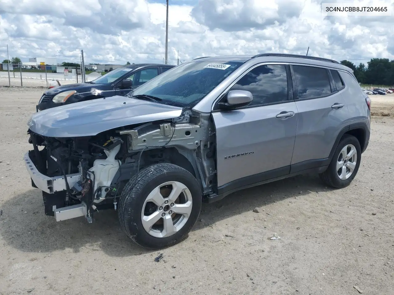 2018 Jeep Compass Latitude VIN: 3C4NJCBB8JT204665 Lot: 64445855