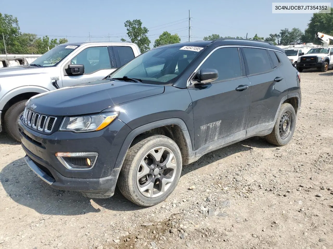 2018 Jeep Compass Limited VIN: 3C4NJDCB7JT354352 Lot: 64547495