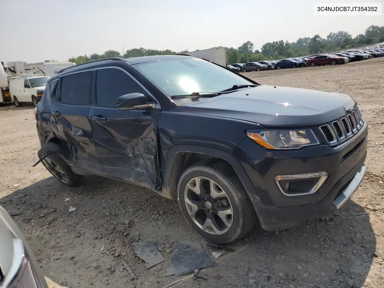 2018 Jeep Compass Limited VIN: 3C4NJDCB7JT354352 Lot: 64547495
